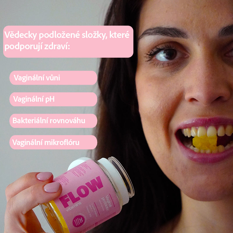 Flow®️ - Želé medvídci pro zdraví žen
