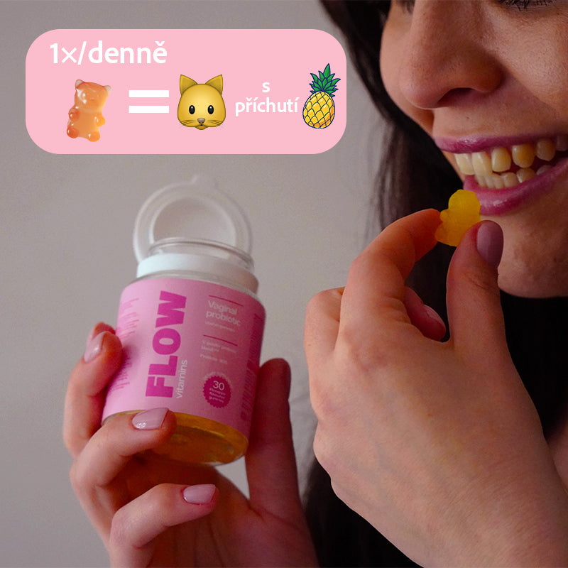 Flow®️ - Želé medvídci pro zdraví žen