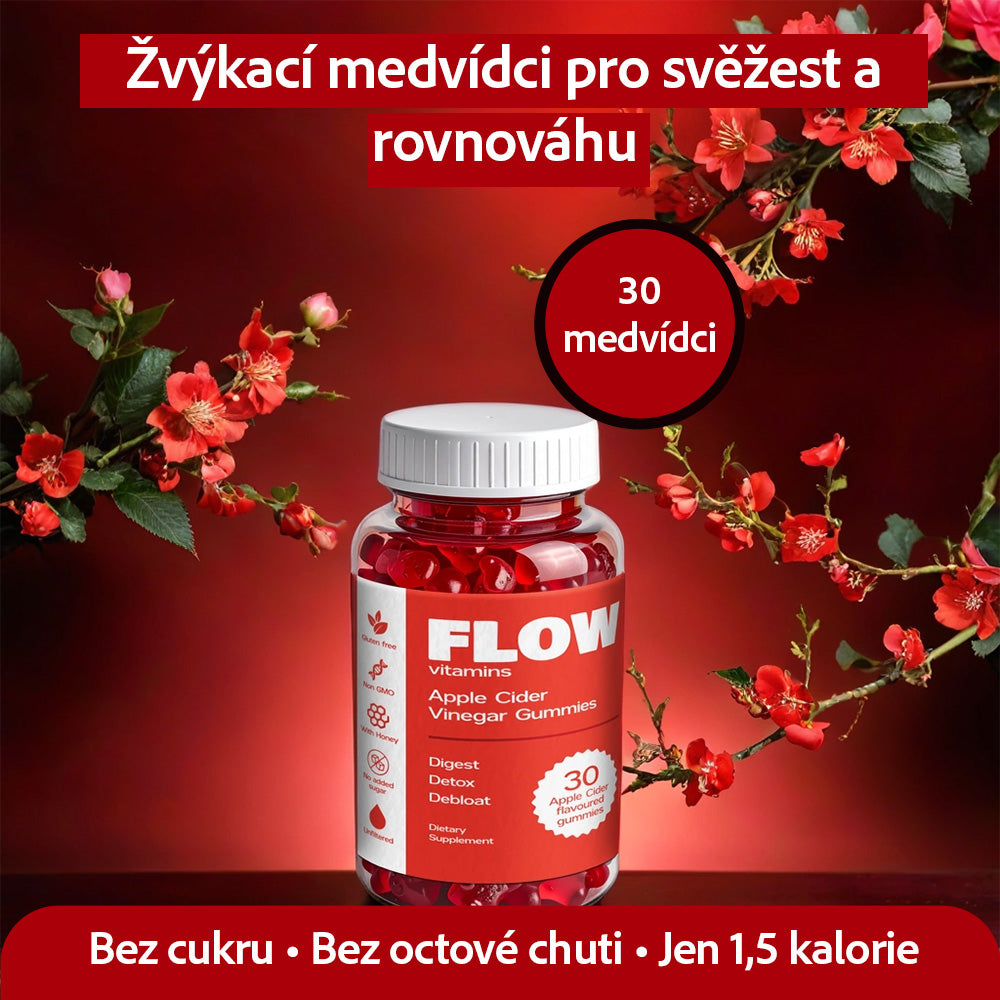 Flow – Jablečný ocet ve formě želatinových medvídků