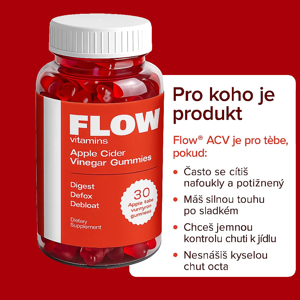 Flow – Jablečný ocet ve formě želatinových medvídků
