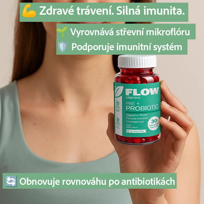 Flow Pre+Probiotic – Rovnováha uvnitř, sebevědomí navenek