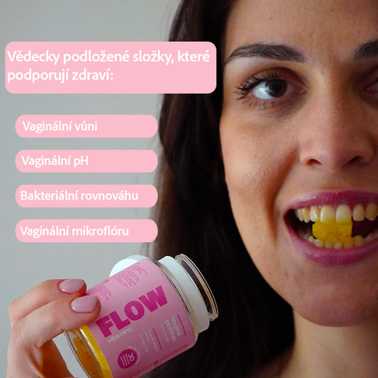 Flow®️ - Želé medvídci pro zdraví žen
