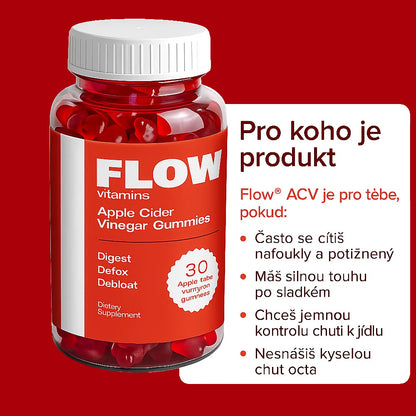 Flow – Jablečný ocet ve formě želatinových medvídků