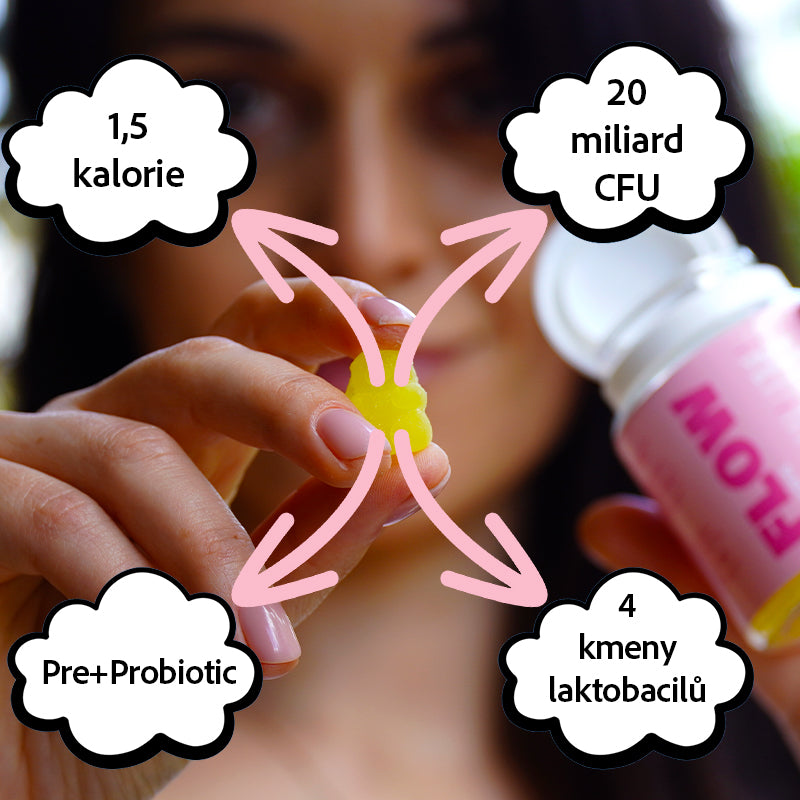 Flow®️ - Želé medvídci pro zdraví žen