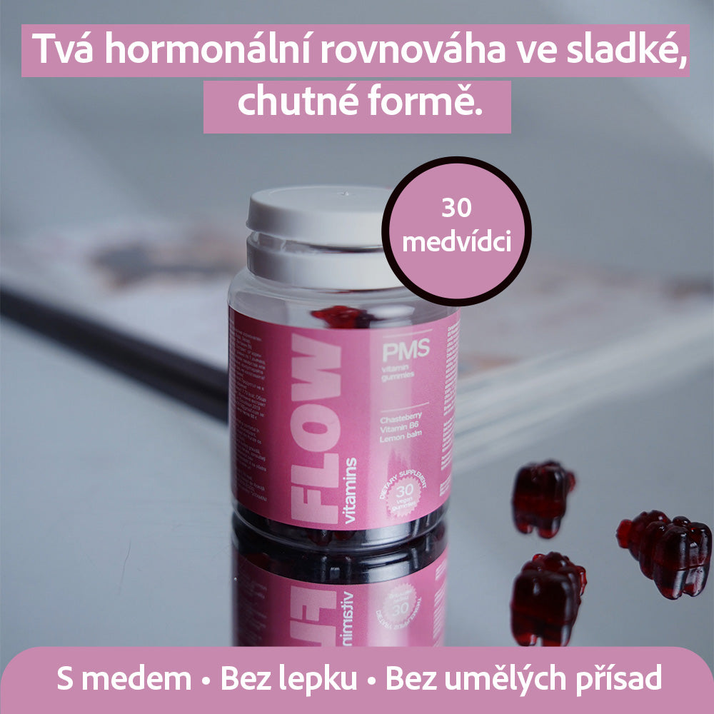 Flow®️ – Multivitamin pro hormonální rovnováhu a PMS