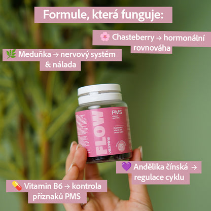 Flow®️ – Multivitamin pro hormonální rovnováhu a PMS